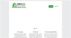 Desktop Screenshot of familymancarpetcleaning.com